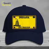 Indiana Dont Tread On Me Novelty License Plate Hat Cotton / Navy