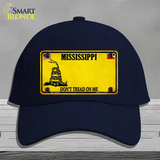 Mississippi Dont Tread On Me Novelty License Plate Hat Cotton / Navy