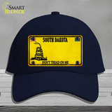 South Dakota Dont Tread On Me Novelty License Plate Hat Cotton / Navy