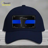 Minnesota Thin Blue Line Novelty License Plate Hat Cotton / Navy