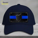 Ohio Thin Blue Line Novelty License Plate Hat Cotton / Navy