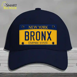 Bronx New York Novelty License Plate Hat Cotton / Navy