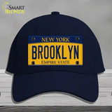 Brooklyn New York Novelty License Plate Hat Cotton / Navy