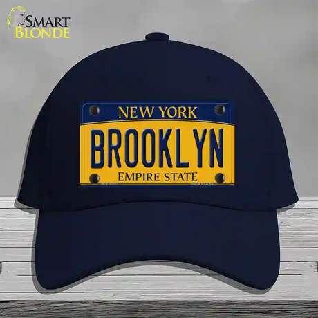 Brooklyn New York Novelty License Plate Hat Cotton / Navy