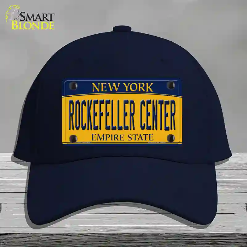 Rockefeller Center New York Novelty License Plate Hat Cotton / Navy