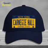 Carnegie Hall New York Novelty License Plate Hat Cotton / Navy