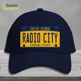 Radio City New York Novelty License Plate Hat Cotton / Navy