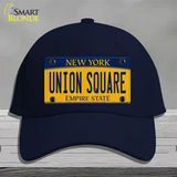 Union Square New York Novelty License Plate Hat Cotton / Navy