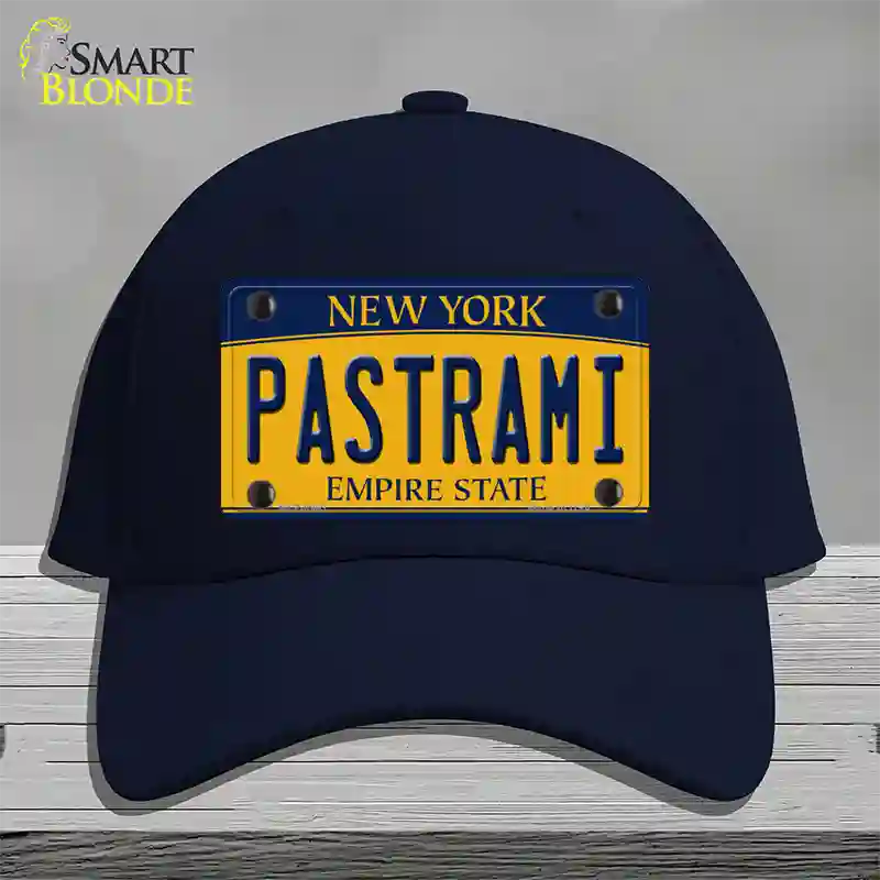 Pastrami New York Novelty License Plate Hat Cotton / Navy