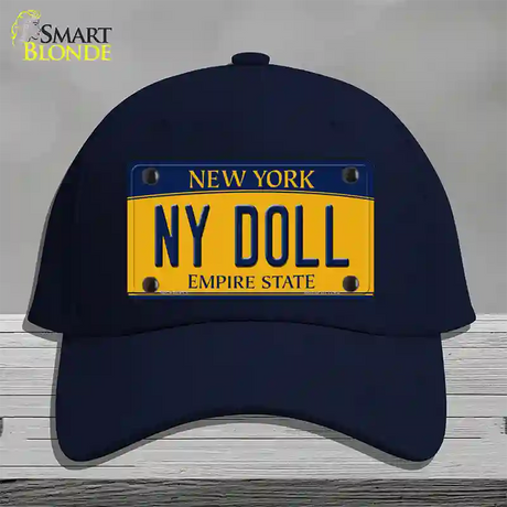 NY Doll New York Novelty License Plate Hat Cotton / Navy