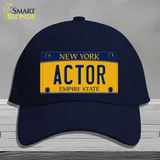 Actor New York Novelty License Plate Hat Cotton / Navy