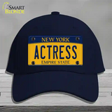 Actress New York Novelty License Plate Hat Cotton / Navy