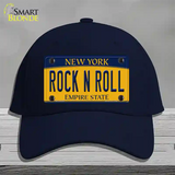 Rock N Roll New York Novelty License Plate Hat Cotton / Navy