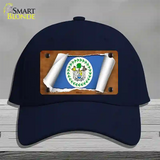 Belize Flag Scroll Novelty License Plate Hat Cotton / Navy