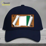 Cote DIvoire Flag Scroll Novelty License Plate Hat Cotton / Navy