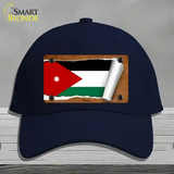 Jordan Flag Scroll Novelty License Plate Hat Cotton / Navy