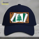 Norfolk Islands Flag Scroll Novelty License Plate Hat Cotton / Navy