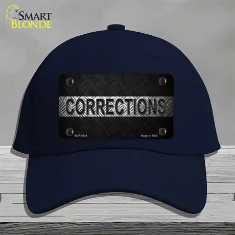 Corrections Novelty License Plate Hat Cotton / Navy