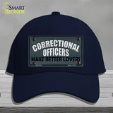 Corrections Officer Better Lover Novelty License Plate Hat Cotton / Navy