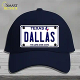 Dallas Texas Novelty License Plate Hat Cotton / Navy