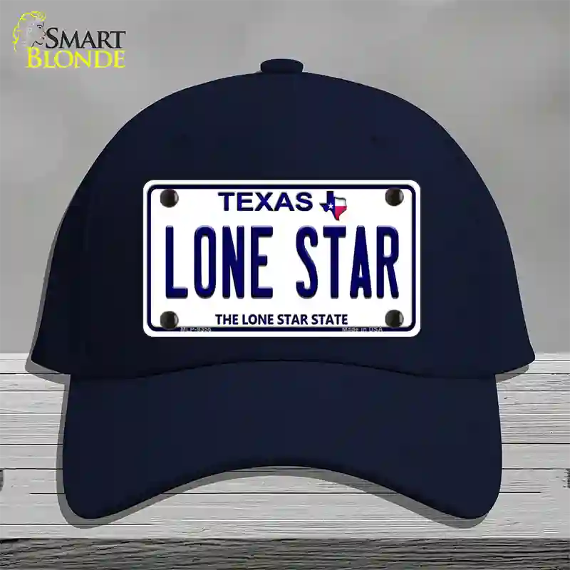 Lone Star Texas Novelty License Plate Hat Cotton / Navy