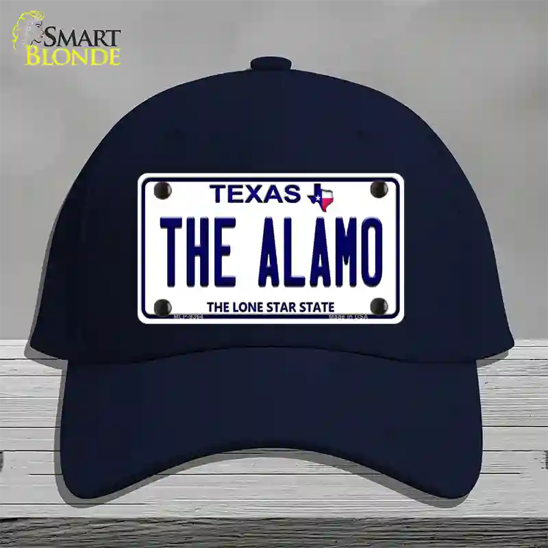 Alamo Texas Novelty License Plate Hat Cotton / Navy