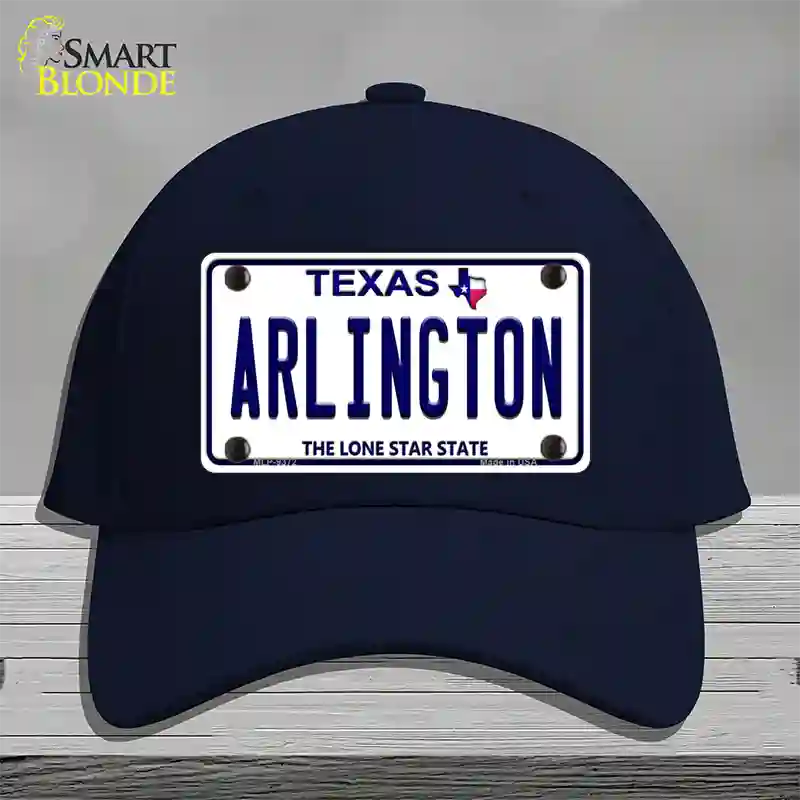 Arlington Texas Novelty License Plate Hat Cotton / Navy