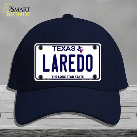 Laredo Texas Novelty License Plate Hat Cotton / Navy