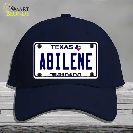 Abilene Texas Novelty License Plate Hat Cotton / Navy