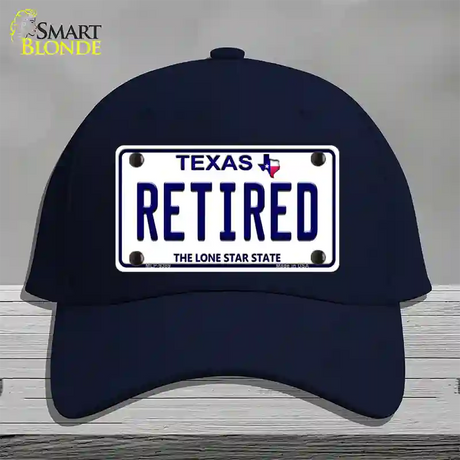 Retired Texas Novelty License Plate Hat Cotton / Navy