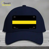 Thin Yellow Line Novelty License Plate Hat Cotton / Navy