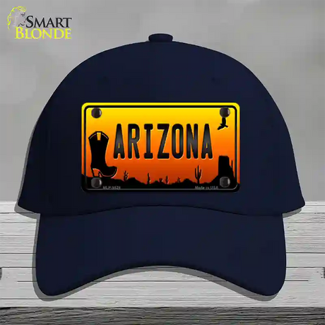 Boot Arizona Scenic Novelty License Plate Hat Cotton / Navy