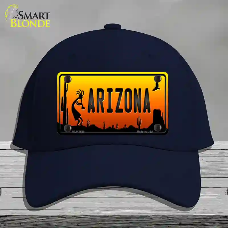 Kokopelli Arizona Scenic Novelty License Plate Hat Cotton / Navy