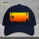 Snake Blank Scenic Novelty License Plate Hat Cotton / Navy