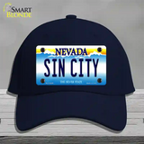 Sin City Nevada Novelty License Plate Hat Cotton / Navy