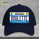 Roulette Nevada Novelty License Plate Hat Cotton / Navy