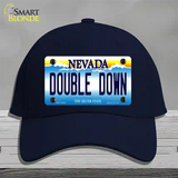 Double Down Nevada Novelty License Plate Hat Cotton / Navy