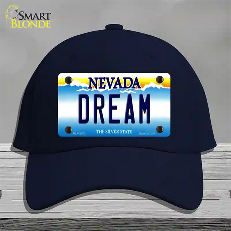 Dream Nevada Novelty License Plate Hat Cotton / Navy