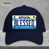 Blessed Nevada Novelty License Plate Hat Cotton / Navy