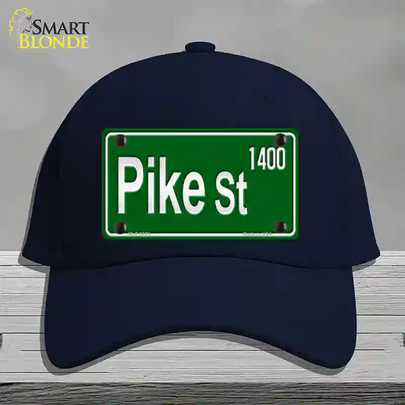 Pike St 1400 Novelty License Plate Hat Cotton / Navy