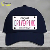 Drive Pink Maryland Novelty License Plate Hat Cotton / Navy