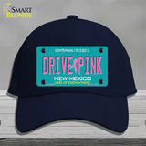 Drive Pink New Mexico Novelty License Plate Hat Cotton / Navy