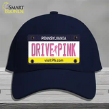 Drive Pink Pennsylvania Novelty License Plate Hat Cotton / Navy