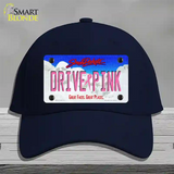 Drive Pink South Dakota Novelty License Plate Hat Cotton / Navy