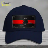 Alaska Thin Red Line Novelty License Plate Hat Cotton / Navy