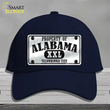 Property Of Alabama Novelty License Plate Hat Cotton / Navy