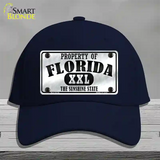 Property Of Florida Novelty License Plate Hat Cotton / Navy