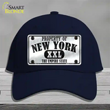 Property Of New York Novelty License Plate Hat Cotton / Navy