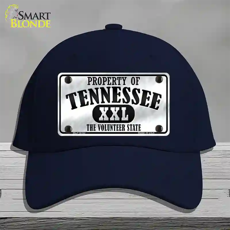 Property Of Tennessee Novelty License Plate Hat Cotton / Navy