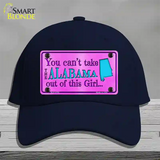 Alabama Girl Novelty License Plate Hat Cotton / Navy